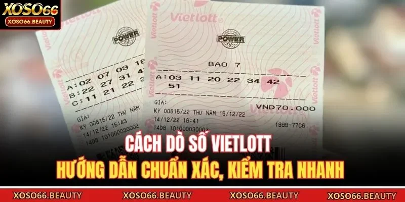 Cách dò số Vietlott chuẩn giúp hội viên chủ động